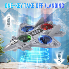 Liorbrix foam airplane withstands bumps for lengthy outdoor play.