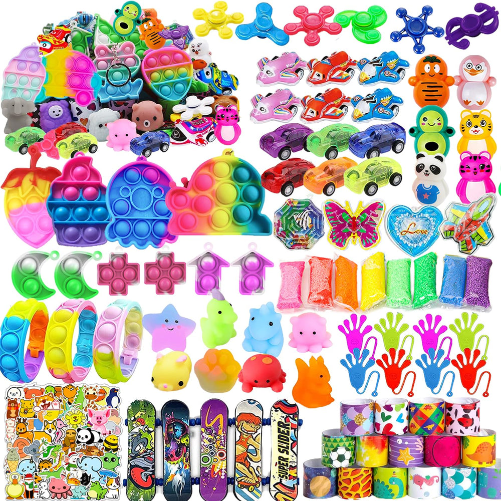 Liovccty 128-piece party favors assortment for classroom rewards