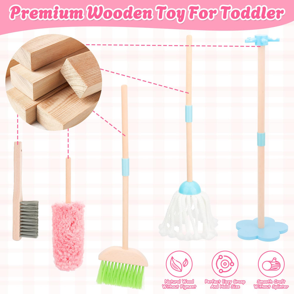 Lipneaed Kids Cleaning Set hand brush aiding fine motor play