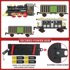 Lipneaed train set cargo carriage supporting creative logistics and storytelling.