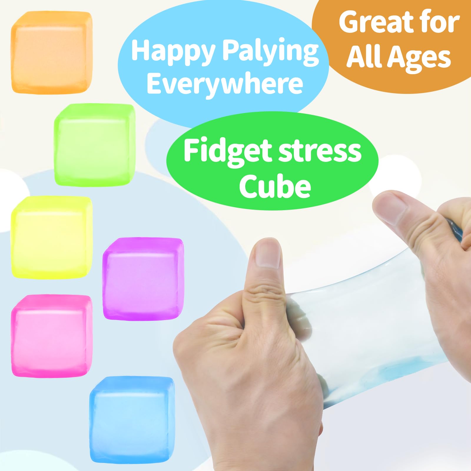 Liqilamii sensory toy ice cubes: travel-friendly anxiety relief on the go.