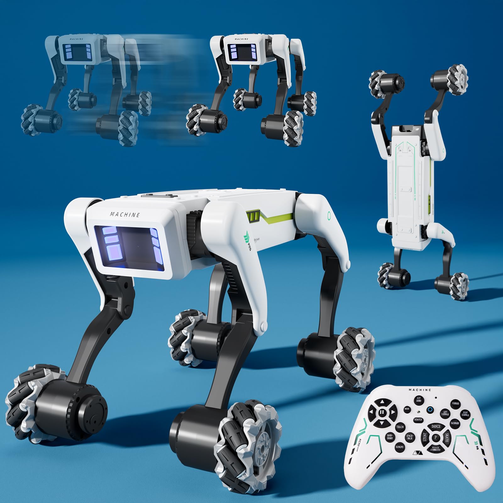 Lisfiva Stunt Robot Dog performing 30 movements for imaginative play