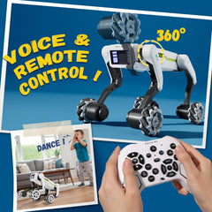 Lisfiva Stunt Robot Dog durable metal and plastic construction