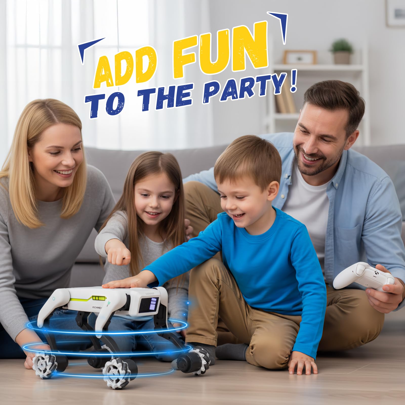 Lisfiva Stunt Robot Dog suitable for indoor and outdoor play