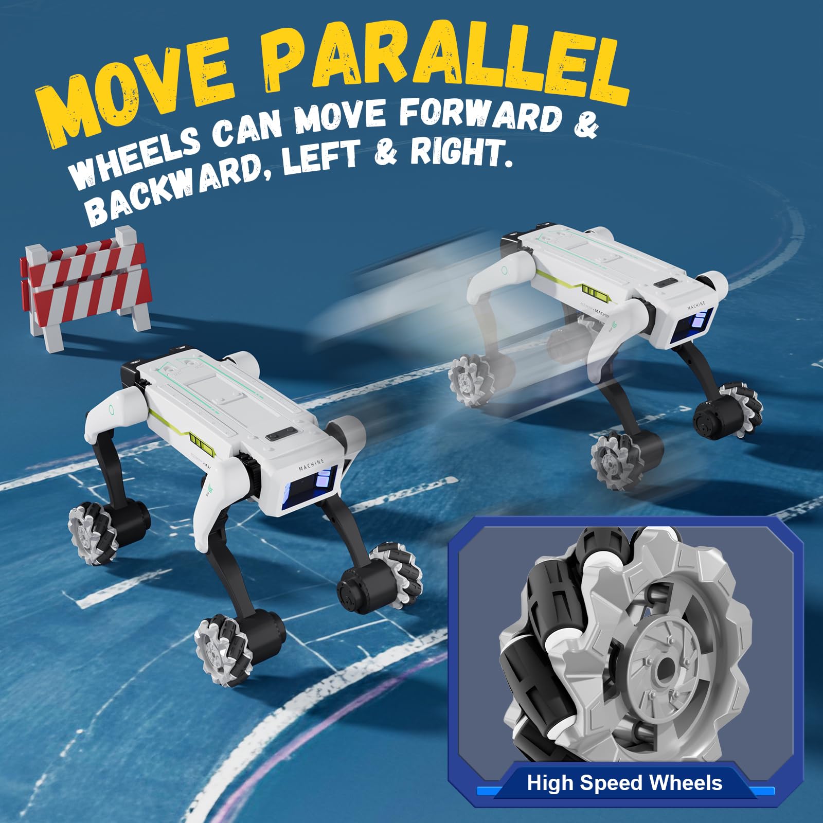 Lisfiva Stunt Robot Dog programming play to create sequences