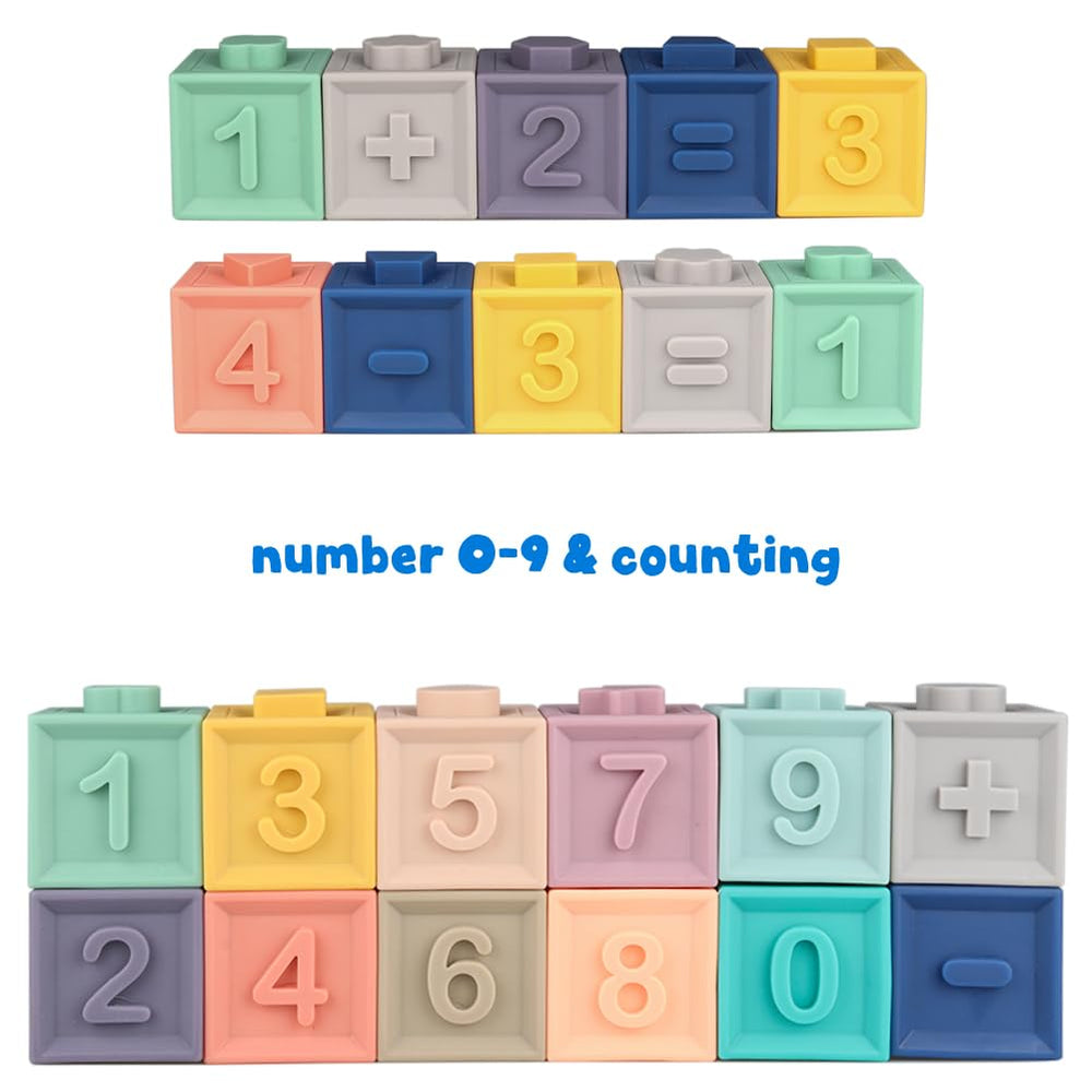 Litand toddler stacking toy supports balance and early counting development.