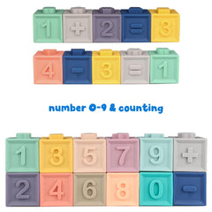 Litand toddler stacking toy supports balance and early counting development.