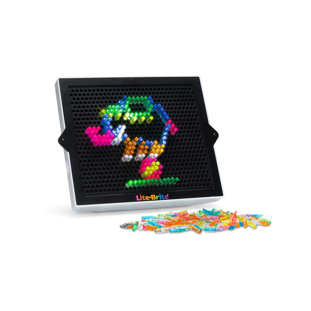 Lite-Brite Classic boat template guiding easy, colorful projects.