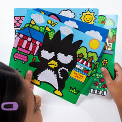Lite-Brite ColorPOP Hello Kitty six templates offer varied scenes for family crafting.