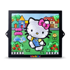 Lite-Brite ColorPOP Hello Kitty My Melody cotton candy template for playful, colorful glow.
