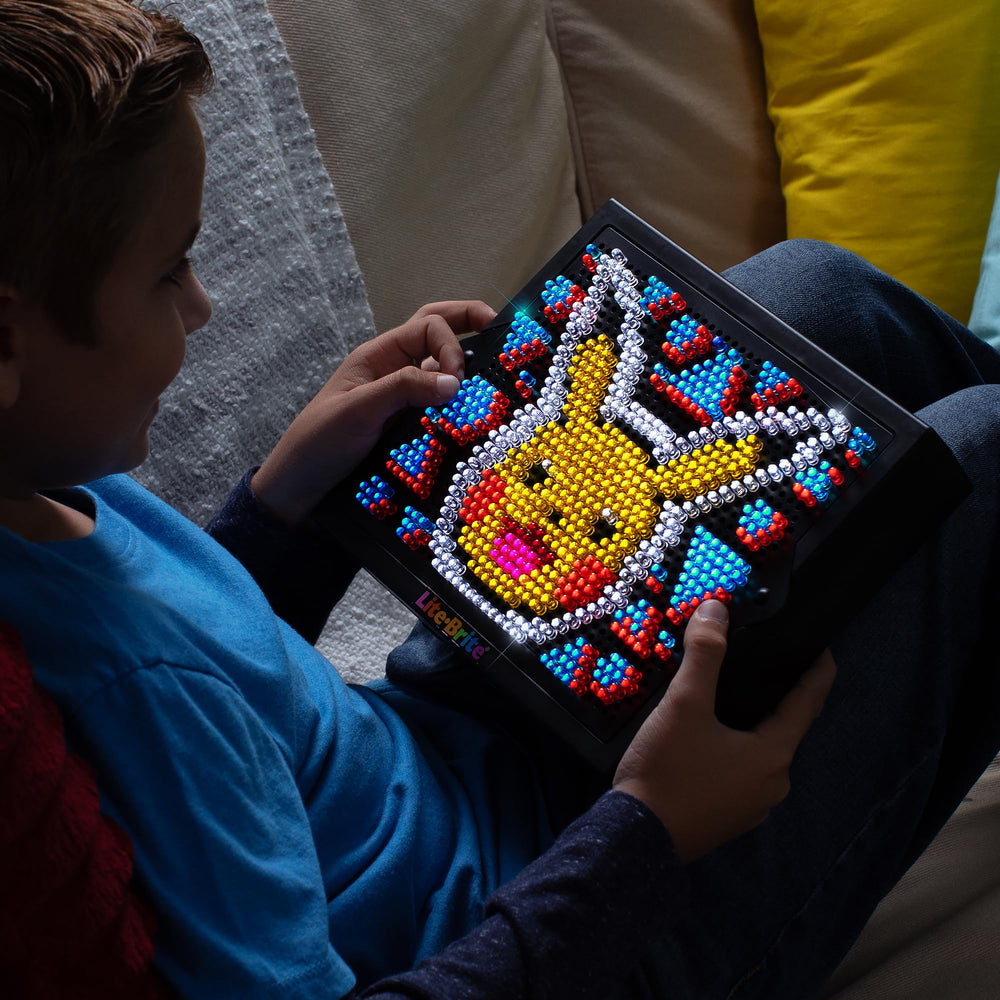 Lite Brite Super Bright HD Pokemon Edition Four Light Modes offer versatile displays