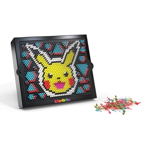 Lite Brite Super Bright HD Pokemon Edition Great Ball template boosts color-rich art