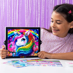 Lite-Brite ColorPOP Mystic Fairy template lights up with butterflies in vibrant hues