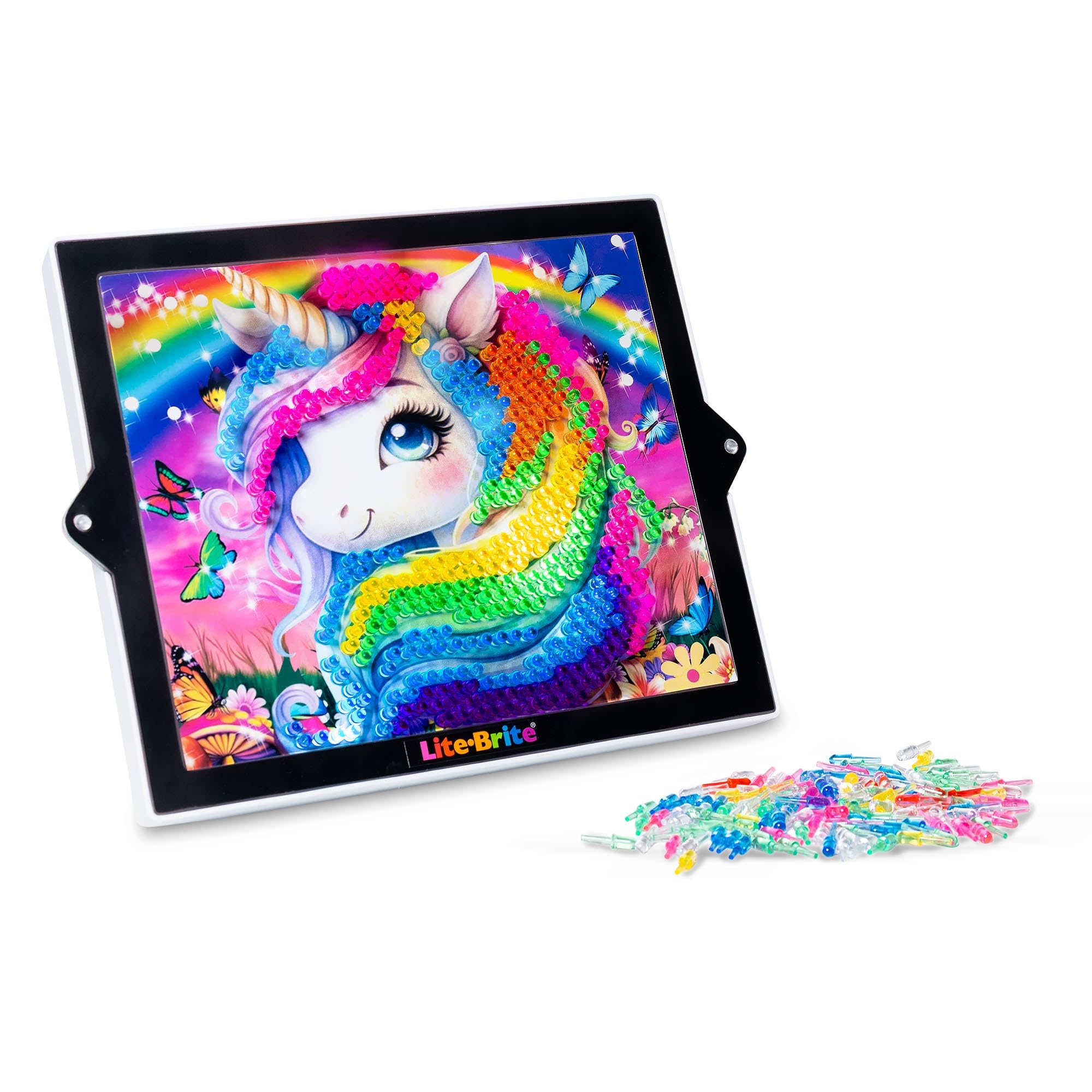 Lite-Brite ColorPOP translucent HD screen enhancing color glow for detailed art