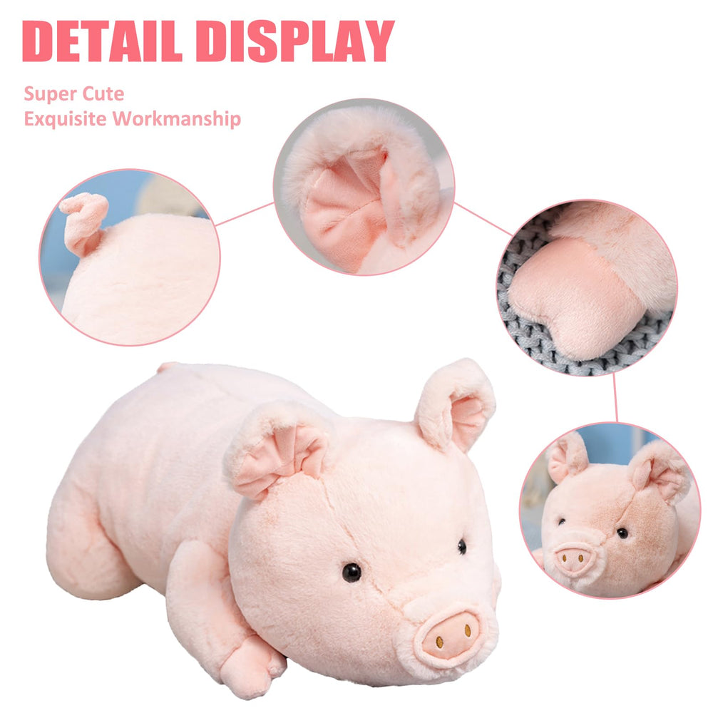 Litence pig plush decor brightens living rooms and bedrooms.