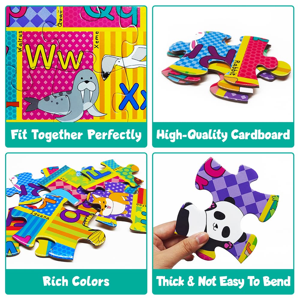 LithoConcepts floor puzzle made of durable cardboard for long-lasting play