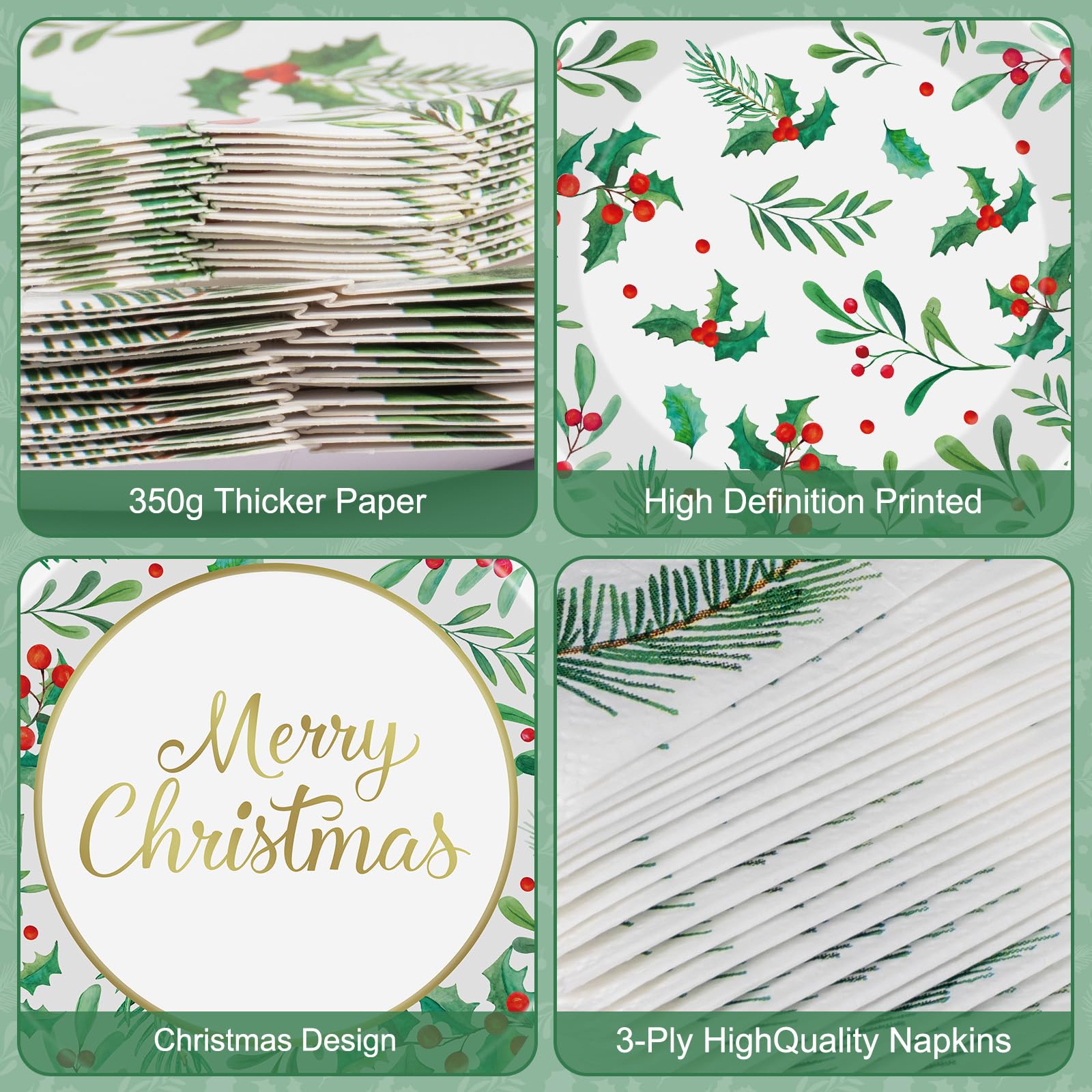Litmitfu 6.5-inch napkins provide quick, absorbent cleanup.