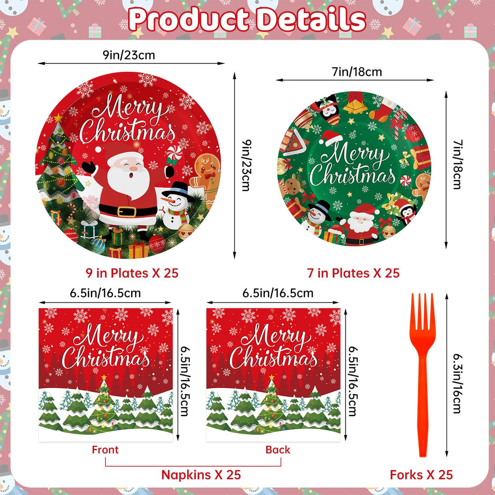 Litmitfu Christmas napkins expanded to 13x13 inches for guests.