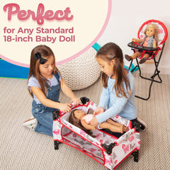 Litti Pritti doll nursery swing for gentle rocking moments.