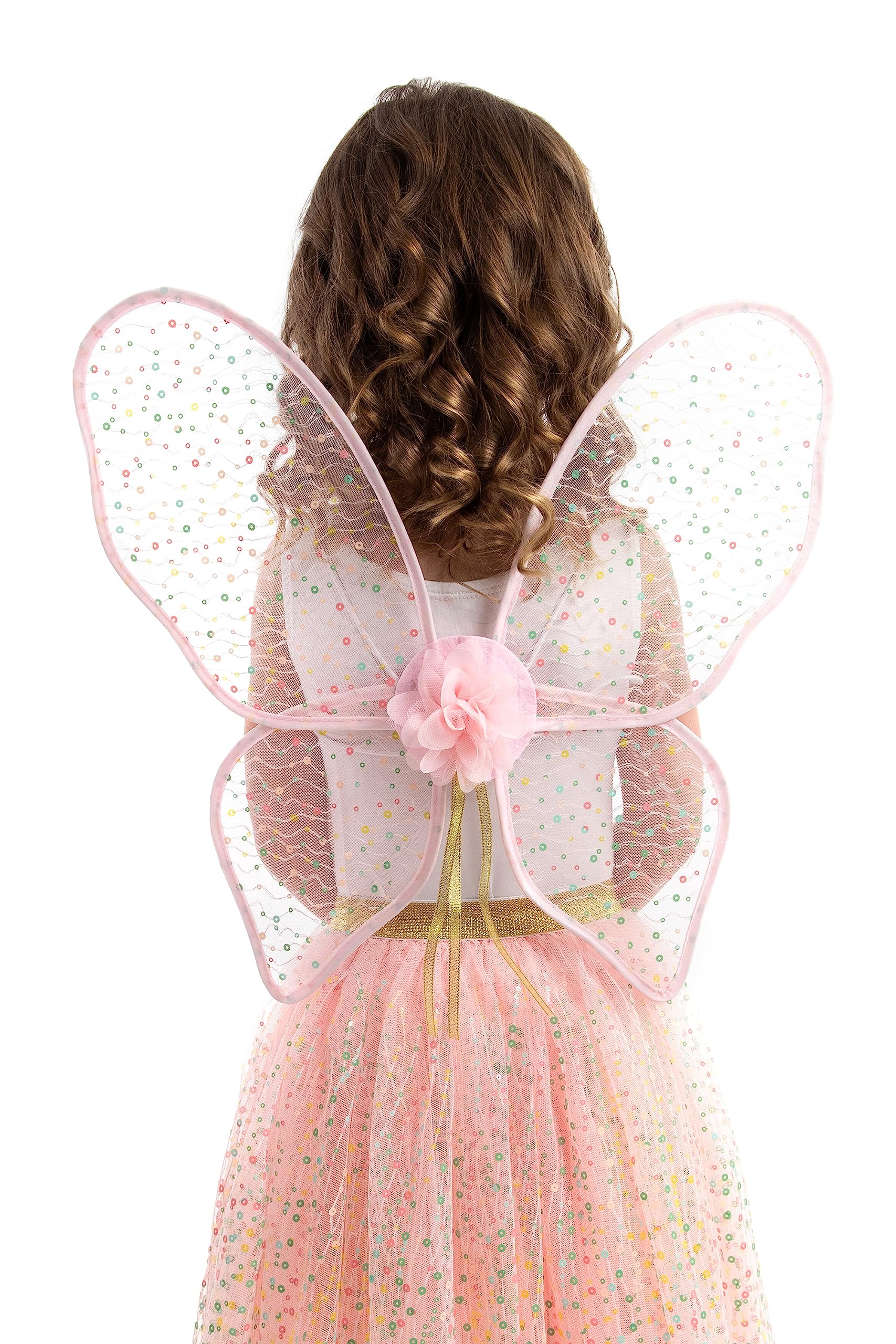 Little Adventures Shimmer Wings pink for imaginative dress-up and pretend play.