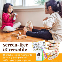 Little Bud Kids ring-bound phonics cards for organized practice