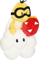 Little Buddy Lakitu plush front view for display, a collectible Super Mario character