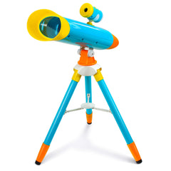 Little Experimenter projector telescope shows constellations on wall for kids' curiosity.