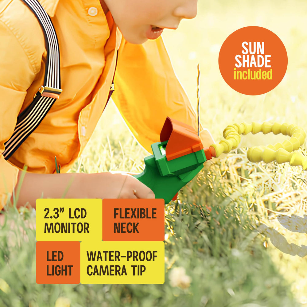 Little Experimenter Snake Scope kit supports outdoor STEM play with easy setup.