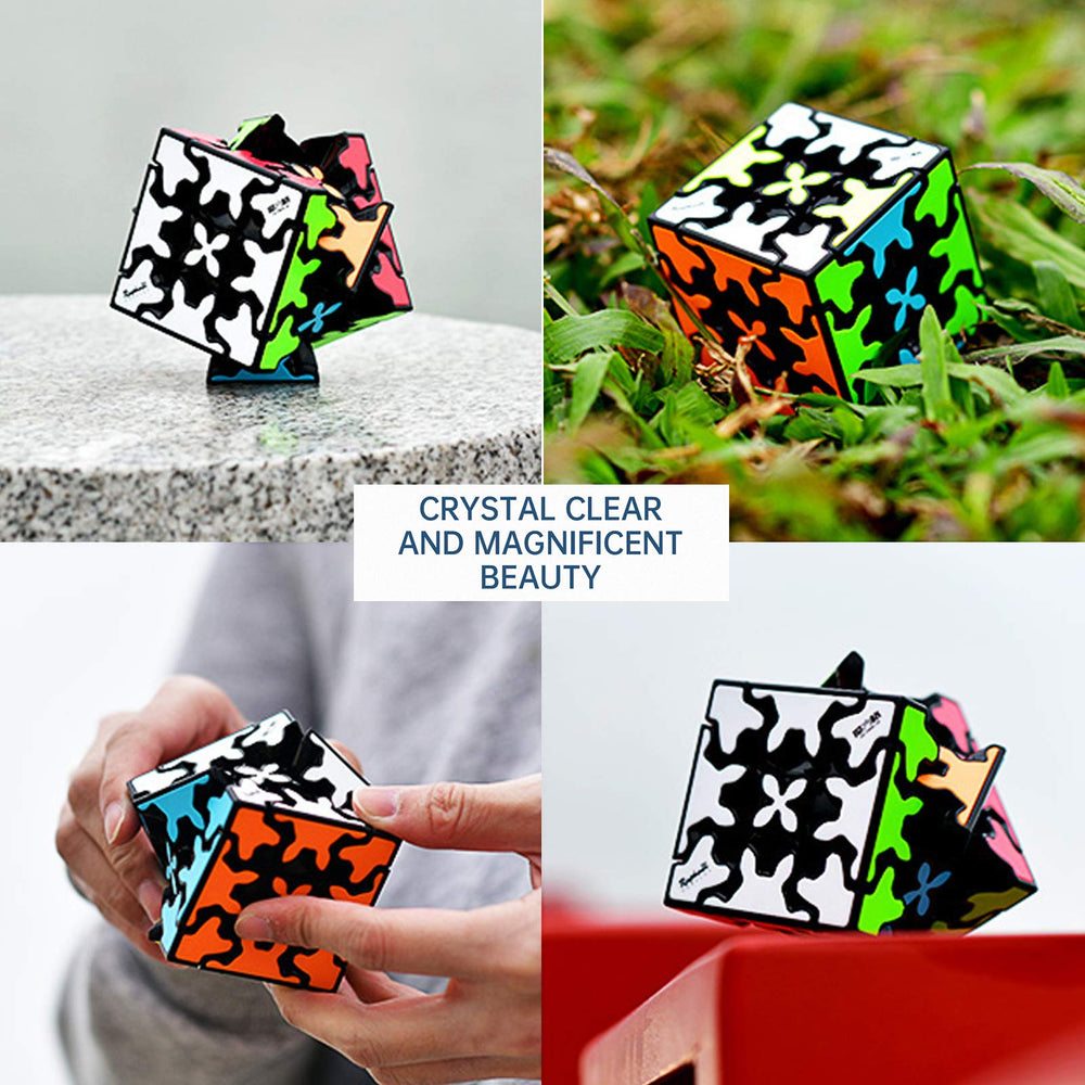 Little Golden Elephant Gear Cube 3x3 ABS material resists scratches and fading.