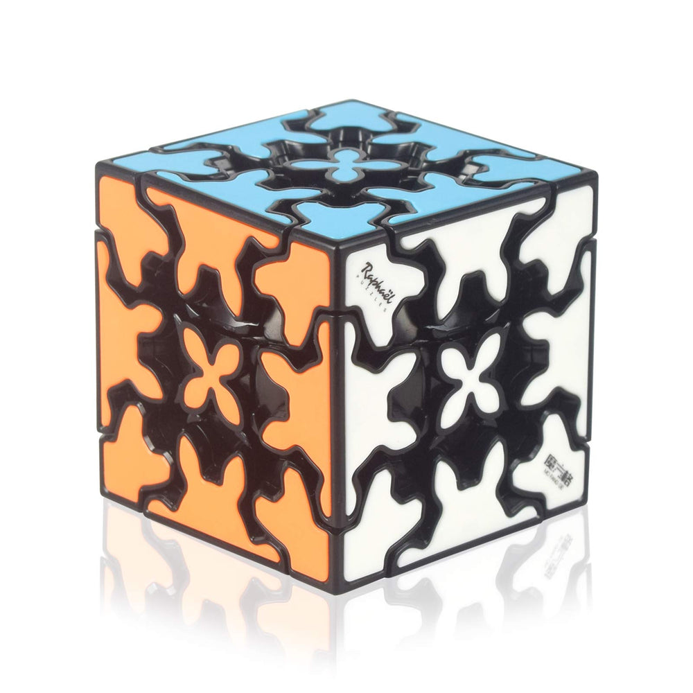 Little Golden Elephant Gear Cube 3x3 embedded tile design, ideal for focused play.