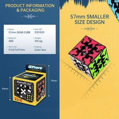 Little Golden Elephant Gear Cube 3x3 can help relieve stress with focused practice.