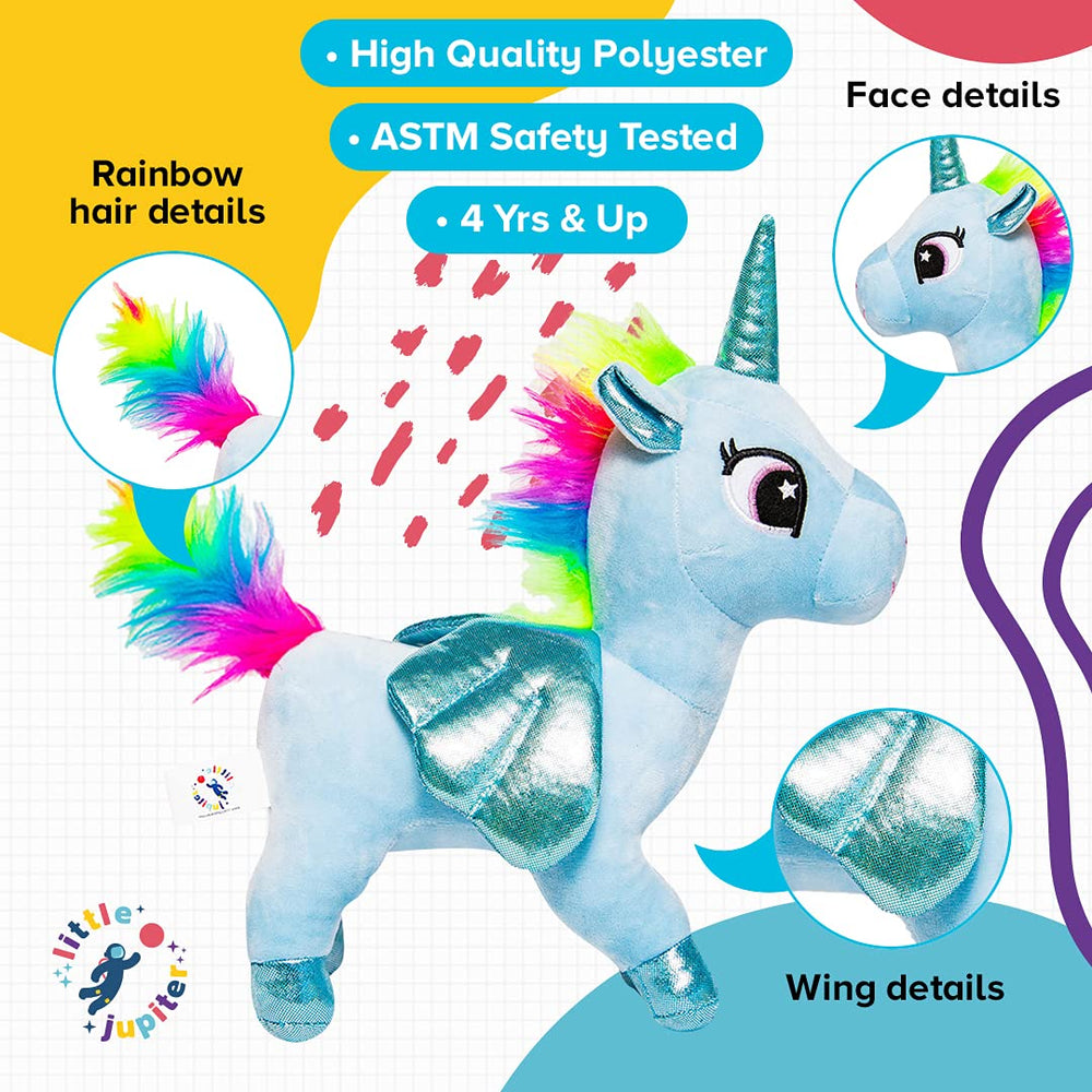 Little Jupiter 12-inch unicorn plush for naps and playtime