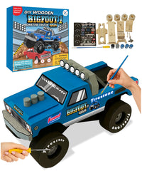 Little Jupiter Bigfoot1 monster truck kit parts for hands-on building fun