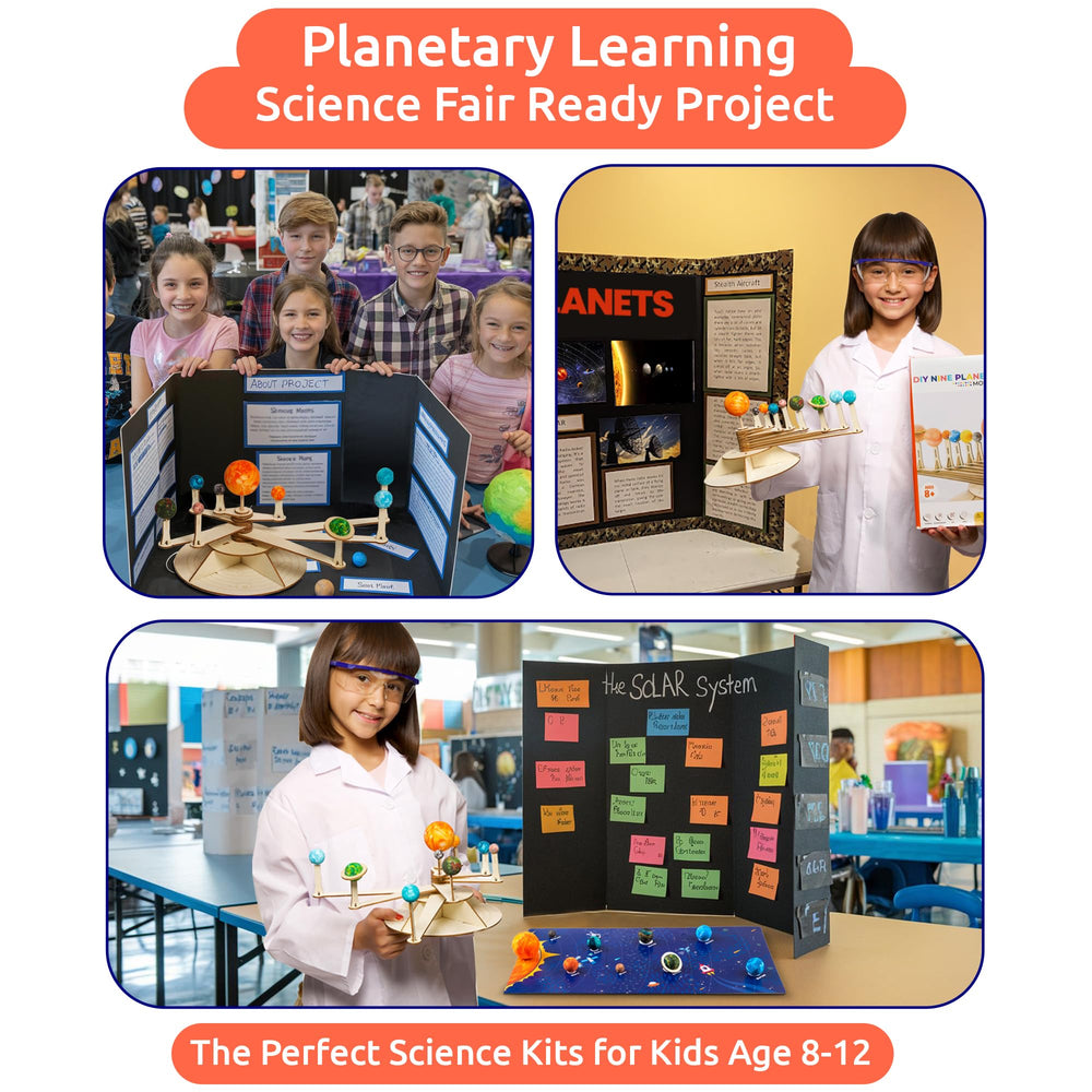 Little Jupiter classroom-ready display encourages proud showcase at science fairs.