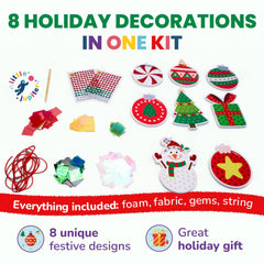 Little Jupiter DIY Gem Poke Art eight designs for seasonal decorating