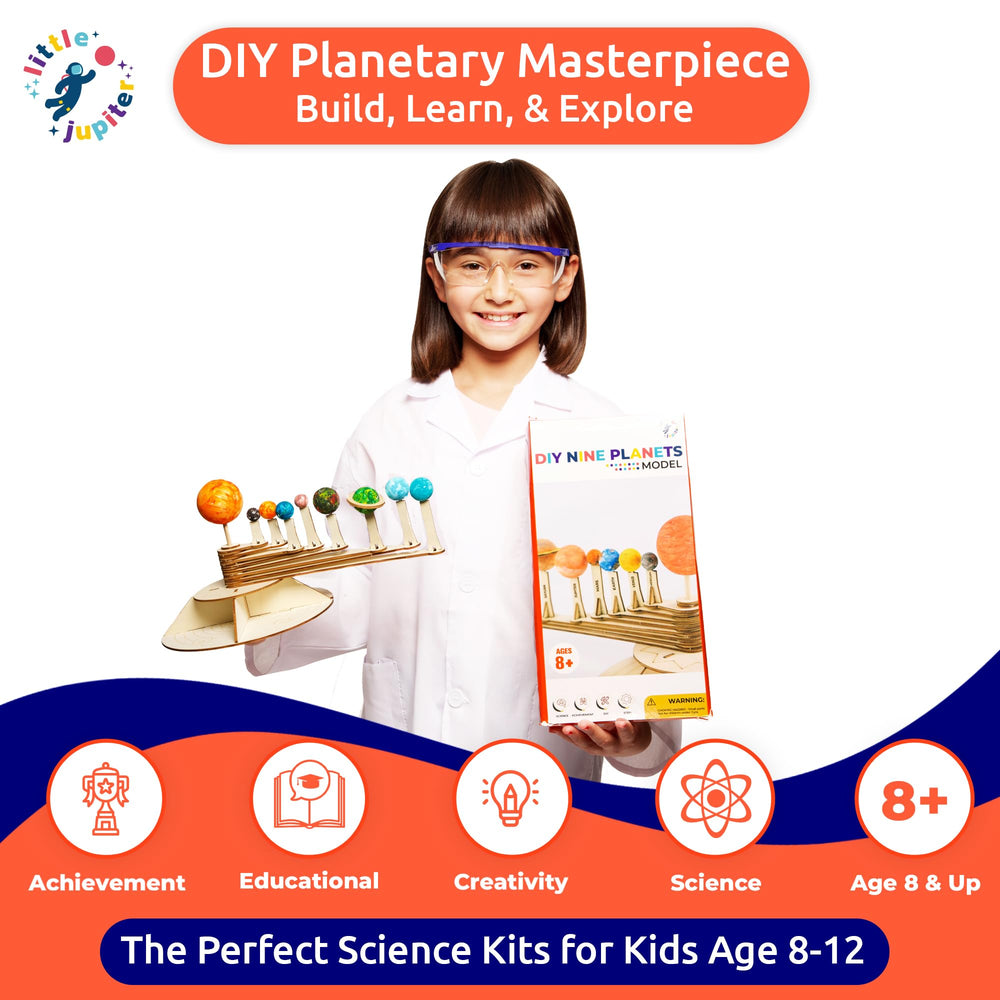 Little Jupiter Nine Planets puzzle helps kids assemble and reinforce planetary order.