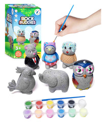 Little Jupiter Rock Buddies cat figure ready for painting and display at home.