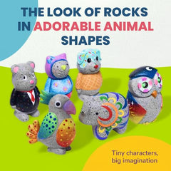 Little Jupiter Rock Buddies elephant statue ideal for group painting activity.
