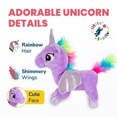 Soft polyester fabric from Little Jupiter adds kid-friendly comfort.