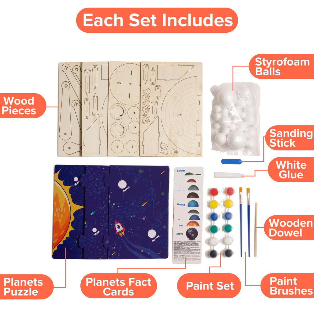 Little Jupiter solar system fact cards provide quick, kid-friendly reference during exploration.