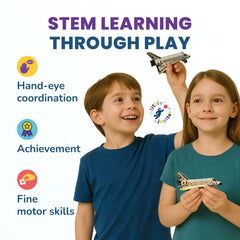 Little Jupiter Space Shuttle kit includes screwdriver for easy assembly