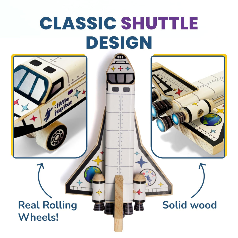 Little Jupiter Space Shuttle stickers personalize the model
