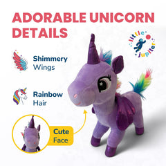 Little Jupiter unicorn playset full, ready for imaginative play and sleepovers.