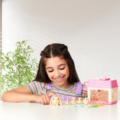 Little Live Pets baby bunnies revealed inside the toy house