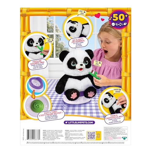 ChuChu panda batteries included for instant interactive play