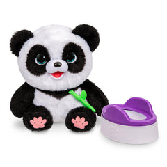 ChuChu panda feeding with bamboo accessory for nurturing pretend meals