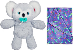 Little Live Pets Cozy Dozy Kip Koala plush closeup showing soft fur for cozy nap time.