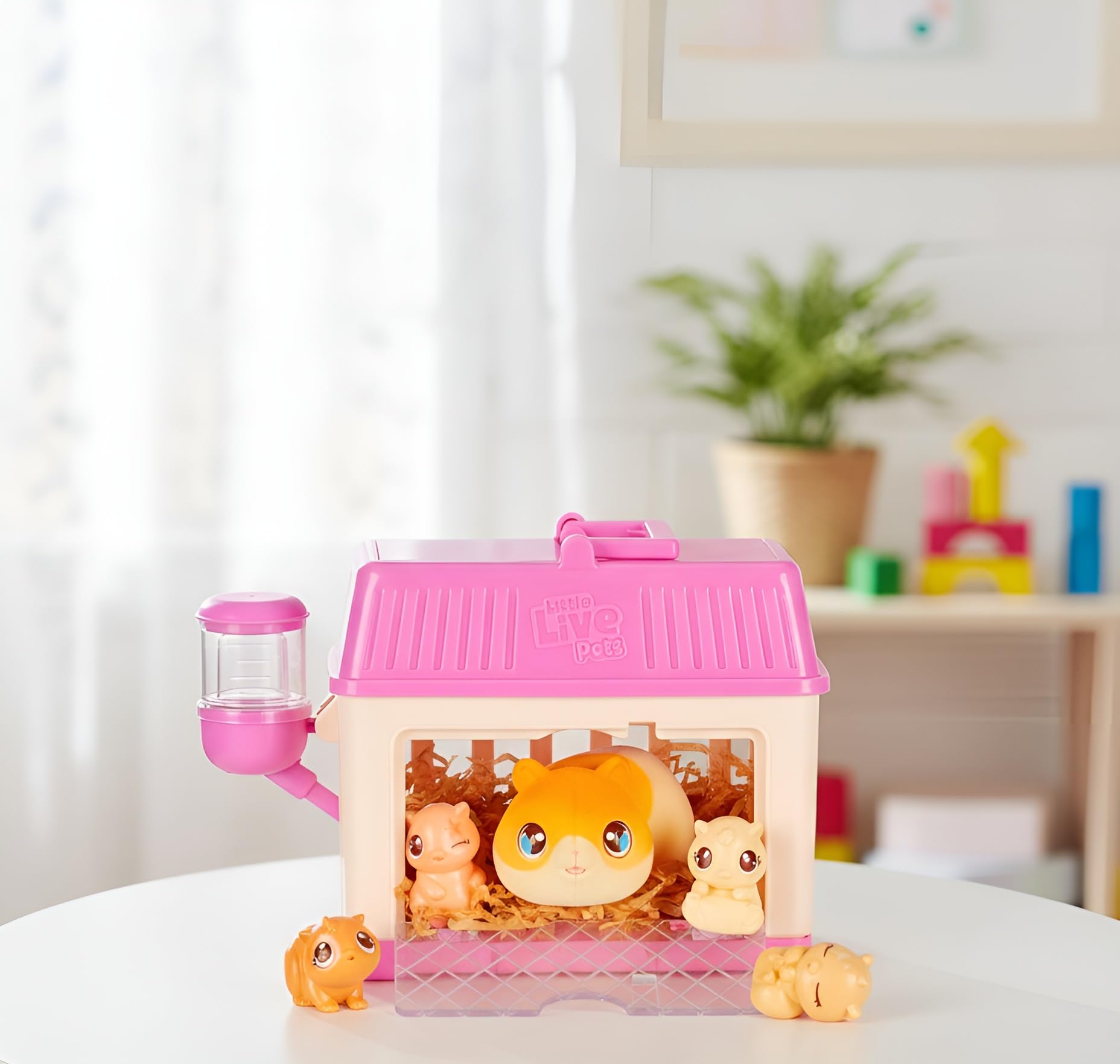 Little Live Pets hamster mini interactive toy set deluxe hutch and babies offer magical unboxing appeal