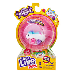 Little Live Pets Sprinkz soft flocked skin with ice cream design invites gentle touching.