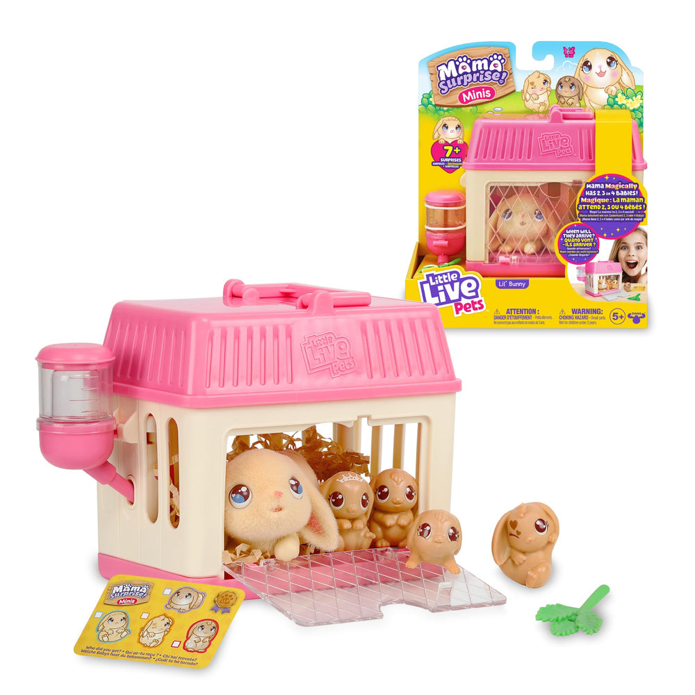 Little Live Pets Mama Surprise Minis lettuce feeding for pretend meals